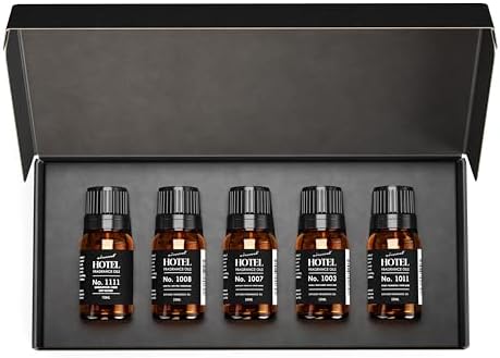 AirScent Hotel Diffuser Oil Gift Set - Most Popular 5-Star Hotel Scents by Airscent