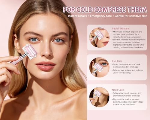 Ice Roller for Face and Eye Reduce Puffiness & Soothe Skin - Image 3