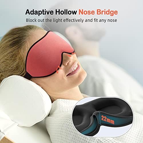 LitBear Sleep Mask for Side Sleeper Women Men, Eye Mask for Sleeping - Image 2