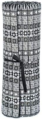 Leewadee Wide Thai Roll Mat 75 x 39 inches Kapok Firm - Image 4