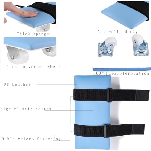 Desktop Rehab Skateboard, Arm Rehabilitation Exercise Assisting Equipment 360° Roating Wheels Rehabilitation Trainer for Stroke Hemiplegia Nerve Injury - Image 4