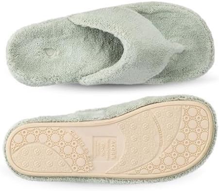 Acorn Women's Spa Thong Slippers with Cloud Contour Comfort - Arch Support and Plush Fluffy Terry Lining, Perfect for Beach, Camping, Poolside, or Bathroom Wear - Image 5