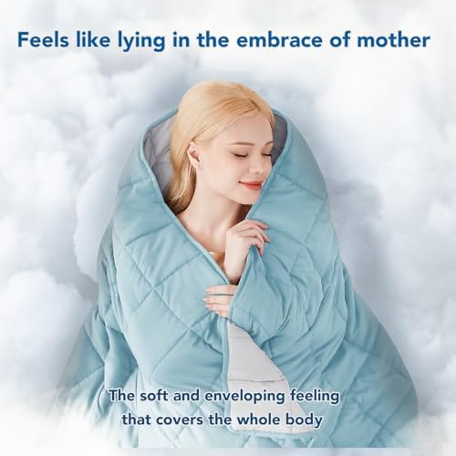 Topcee Weighted Blanket for Adults (15lbs 48"x72"), Minky Dots Heavy Blanket for Woman, Man Sleeping, Soft, Cozy and Cooling Weighted Throw Blankets, Machine Washable, Grey - Image 3