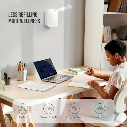 Airversa ANA Smart Waterless Essential Oil Diffuser for Large Room, White - Image 5