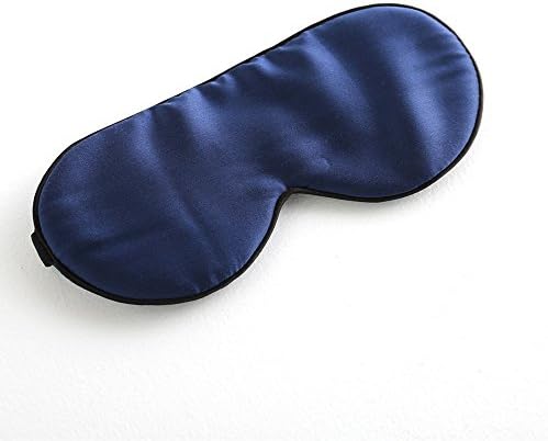 Tim & Tina 100% Silk Sleep Mask Comfortable,Super Soft Blindfold Eye mask Block Light for Sleeping,Shift Work,Naps,Travel,Yoga with Adjustable Strap (Navy Blue) by TimTina
