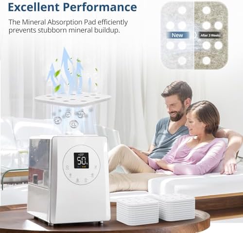 20-Pack Mineral Absorption Pad for LEVOIT LV600S Humidifier, White - Image 4