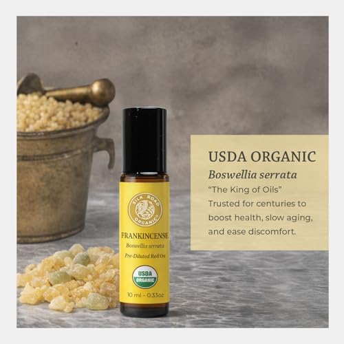 Silk Road Organic Frankincense Serrata Essential Oil Roller, USDA Certified - Image 6