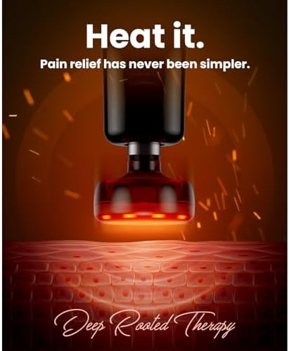 BOB AND BRAD Q2 Plus Mini Massage Gun with Heat, Pocket-Sized Heated Deep Tissue Massager, FSA Portable Muscle Massager Gun, Ultra Small & Quiet Travel Massage Gun for Pain Relief, HSA Eligible - Image 3