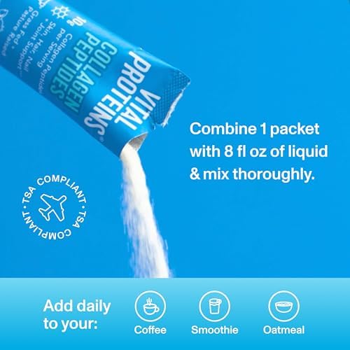 Vital Proteins Collagen Peptides Powder, Unflavored Stick Packs, 20 Count - Image 4