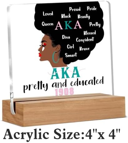 Aka Sorority Gifts for Women, Aka Paraphernalia Acrylic Plaque Gift - Image 2