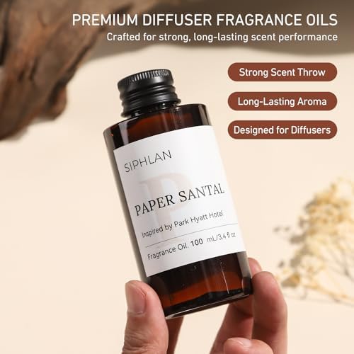 Paper Santal Hotel Collection Diffuser Oil – 100mL Luxury Aromatherapy Essential Oil for Diffusers & Waterless Diffusers – Premium Fragrance for Home & Office - Image 2