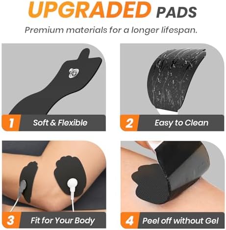AVCOO TENS Unit Pads Combination Set 20 Pcs, Latex-Free, 50 Times of Use - Image 6