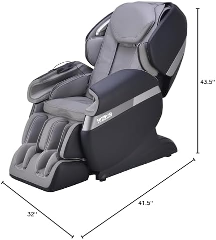 FUJIIRYOKI Calm Plus Flex Frame Track Massage Chair with Zero Gravity Technology, Electric Recliner, and Touchscreen Remote - Relax Your Mind and Body with Soothing Full Body Massages (Charcoal) - Image 3