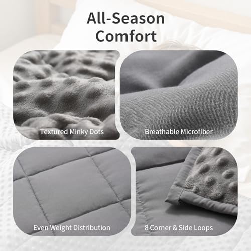 Uttermara Cooling Weighted Blanket for Sleeping 5lbs 36 x 48 Inches - Image 4
