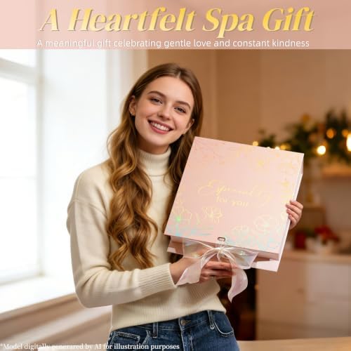 Spa Gifts Baskets for Women Bath Set Birthday Gifts for Women Self Care Kit - Image 3