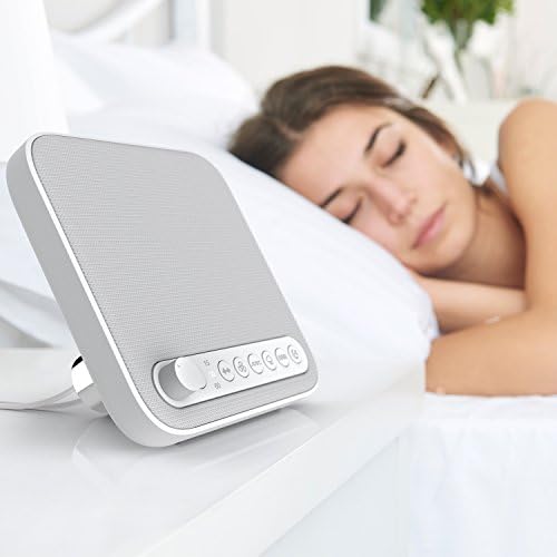 Pure Enrichment Wave Premium Sleep Sound Machine with USB Charger - Seamless Looping with 6 Soothing All-Natural Sounds, & Auto-Off Timer - Easily Portable for Travel (White) Patented Design - Image 2