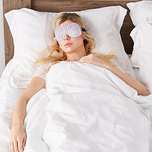 Bucky 40 Blinks No Pressure Printed Eye Mask for Travel & Sleep, Zebra, One Size - Image 6