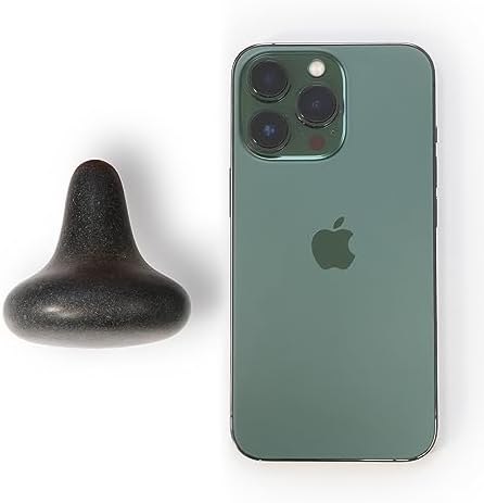 Master Massage Mushroom Shaped Basalt Hot Stone Kit – Trigger Point & Acupressure Tools for Deep Tissue Relaxation & Reflexology Massage – 1 Piece Basalt Rock - Image 3