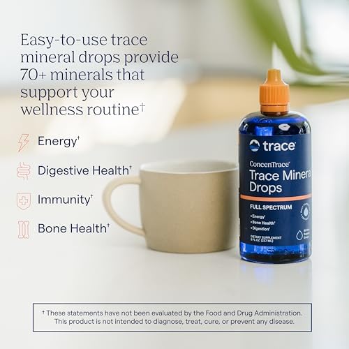 Trace Minerals ConcenTrace Drops, 70+ Ionic Trace Minerals, 3 Pack 8 fl oz - Image 2