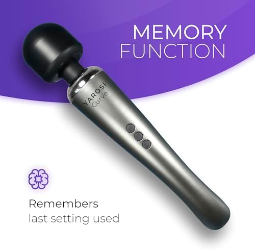 Yarosi Cordless Curve Therapeutic Device - 8 Powerful Speeds and 20 Patterns - for Deep Muscle Aches and Sports Tissue Recovery - Rechargeable - Travel Friendly - Silver - Image 4