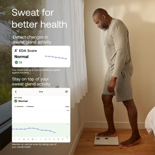 WITHINGS Body Comp WLAN Smart Scales with Full Body Analysis Including Fat Content, Muscle Mass, Bone Density, Visceral Fat, Digital Personal Scales/Body Fat Scales with Bluetooth - Image 4