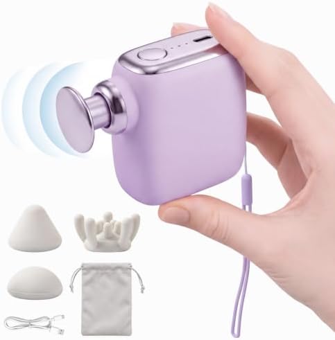Mini Massage Gun, Pocket Percussion Massager with 3 Speeds by Bsdgeclogy