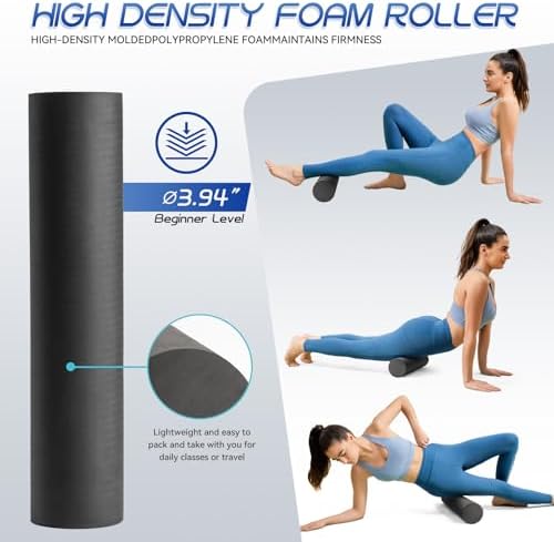 Krightlink 2-in-1 18" Foam Roller Set for Deep Muscle Massage - Image 4