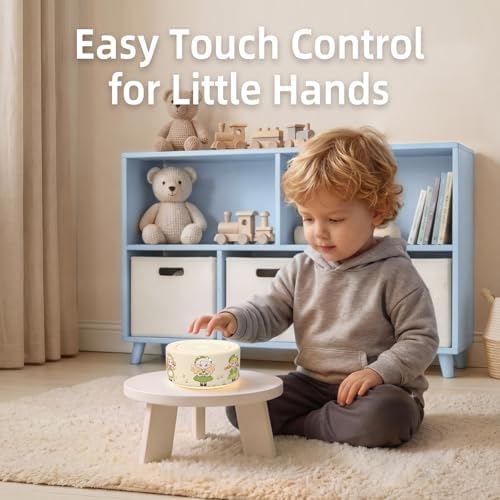 Kipcush White Noise Machine for Baby & Adults, Sleep Sound Machine with 30 Soothing Sounds, 8-Color Night Light, Memory Function, White Noise for Sleeping, Nursery, Office, Travel, Relaxation - Image 6