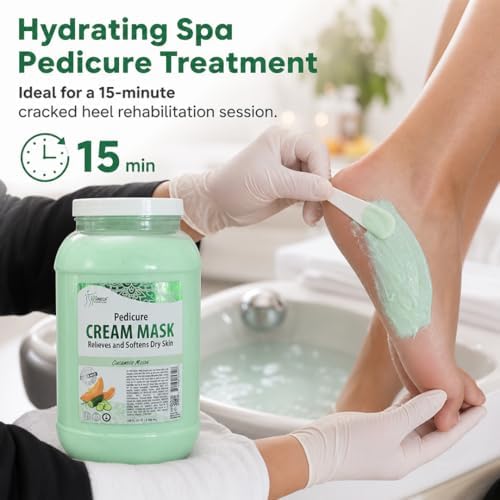 SPA REDI Salon Pedicure Foot Mask, Deep Moisturizing, 128 oz - Image 4