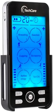 Rechargeable TENS EMS Muscle Stimulator, Dual Channel Electric Pulse Massager for Back & Neck Muscle Recovery and Pain Relief - Image 2