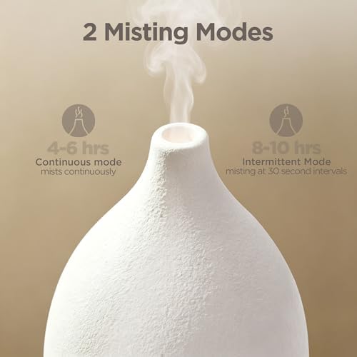 InnoGear 150ml Ceramic Essential Oil Diffuser, Diffusers for Home, Yellow - Image 3