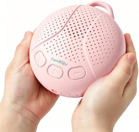 Sound Machine for Babies and Kids - Baby Sleep Soother, Pink by FamiBaby