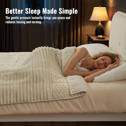 Uttermara Weighted Blankets for Adults, Queen Size 12lbs 60x80 Inches - Image 3