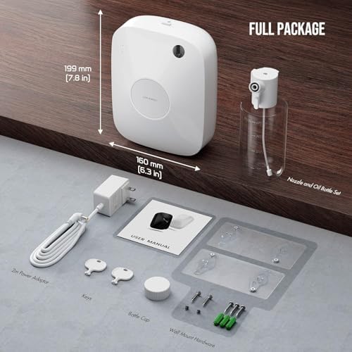 Airversa ANA Smart Waterless Essential Oil Diffuser for Large Room, White - Image 6