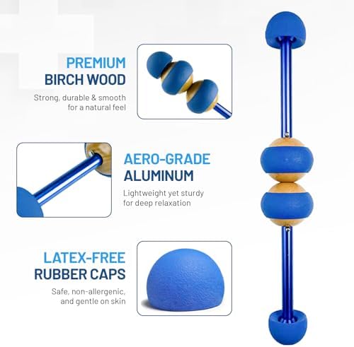 MOBO Deep Tissue Muscle Roller Stick for Back, Leg Recovery Massage Roller - Image 5