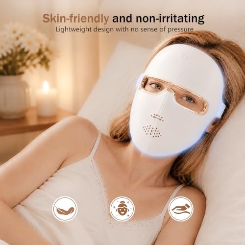 Red Light Therapy Mask for Face, 850nmNIR Treats Acne & Wrinkles - Image 6