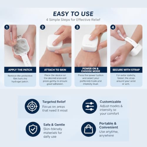 Anafree Wireless Body Massager with LED Light | Made in Korea (Mint) - Image 7