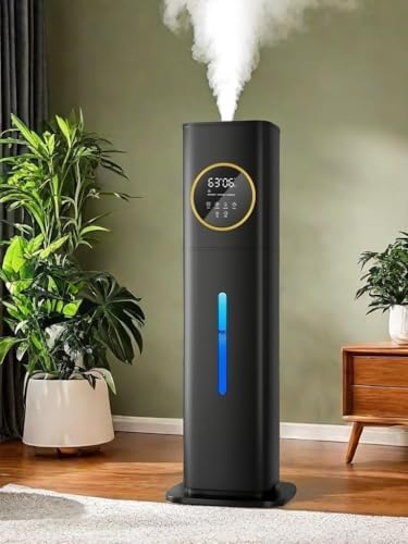 Lacidoll 8L Large Humidifier for Bedroom Large Room Home 800 sq ft, Black by Bigcapacitybigpeaceofmind