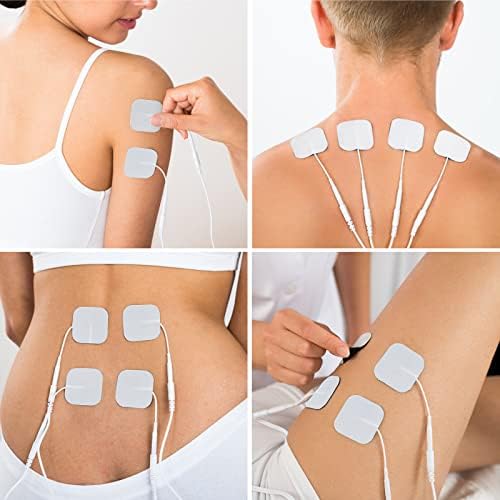 TENS Unit Replacement Pads, Self-Adhesive Electrode 20PCS, 2"x2" Electrode Pads for Muscle Stimulator Massager, Self-Adhesive TENS Pads for Electrotherapy - Image 2