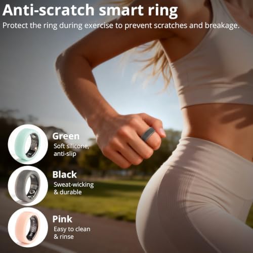 COLMI R10 Smart Ring, Sleep Health & Skin Temperature & 5ATM(Black, 9) - Image 6