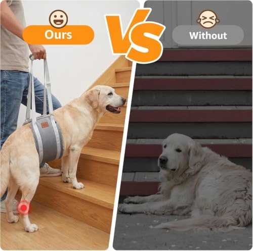 Adjustable Dog Sling for Large Dogs Hind Leg Support Weak Legs Mobility Aid - Image 2