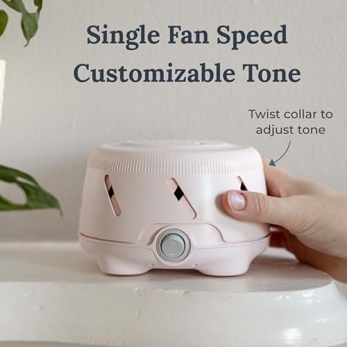 Yogasleep Dohm Uno White Noise Sound Machine, Real Fan Inside for Non-Looping White Noise, Sleep Aid, Office Privacy & Meditation for Adults & Baby, Registry Gift (Pink) - Image 5
