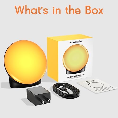 BrownNoise White Noise Machine with 30 Soothing Sound Sound Machine 12 Colors Night Light with 36 Volume Levels and Memory Function 4 Timers 10 Adjustable Brightness Sleep Machine for Baby Adults Kids - Image 7