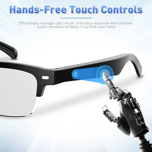 Smart Bluetooth Glasses with Open-Ear Audio & Photochromic Lenses - Image 3