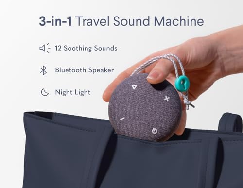 SNOOZ Go 2 Travel White Noise Sound Machine - 12 Sounds, Brown & Pink Noise - Image 2