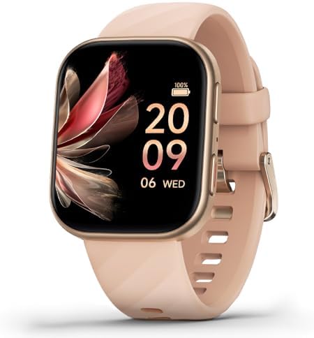 FITVII Health & Fitness Tracker (Answer/Make Calls), Smart Watch with 24/7 Heart Rate and Blood Pressure, Sleep Tracking, Blood Oxygen Monitor, 120+ Sport Mode Activity Tracker for Women Men by FITVII