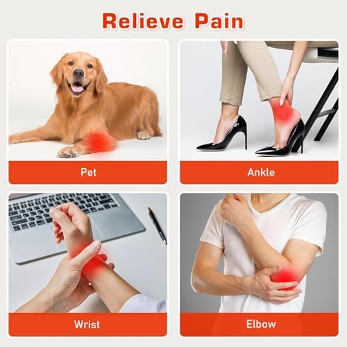 Viconor Red Light Therapy for Neck, Near Infrared Light Therapy Belt Wearable Infrared Neck Wrap with Timer Infrared Belt for Chin Firming V Face Lifting Mask Body Neck Hand Wrist Legs Unisex Gift - Image 3