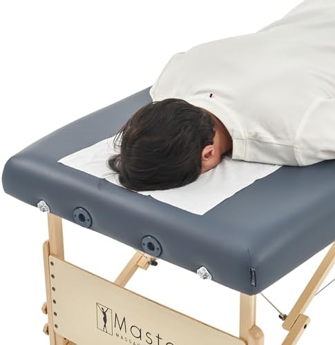 Master Massage Disposable Breathing Space Cover for Massage Table (100 Pack), White - Image 6