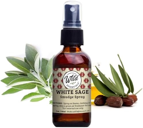 Wild Essentials All Natural Essential Oil Sprays, 2 Ounce, 60ml, Organic Witch Hazel, Aromatherapy, Made in USA by WildEssentials