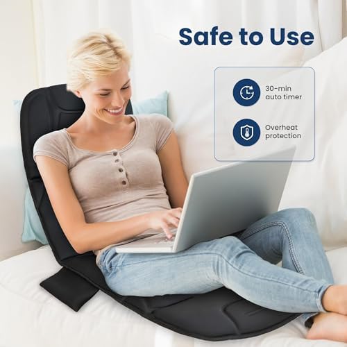 COMFIER Full Body Massage Mat with Heat, 10-Motor Vibration Back Massager - Image 6